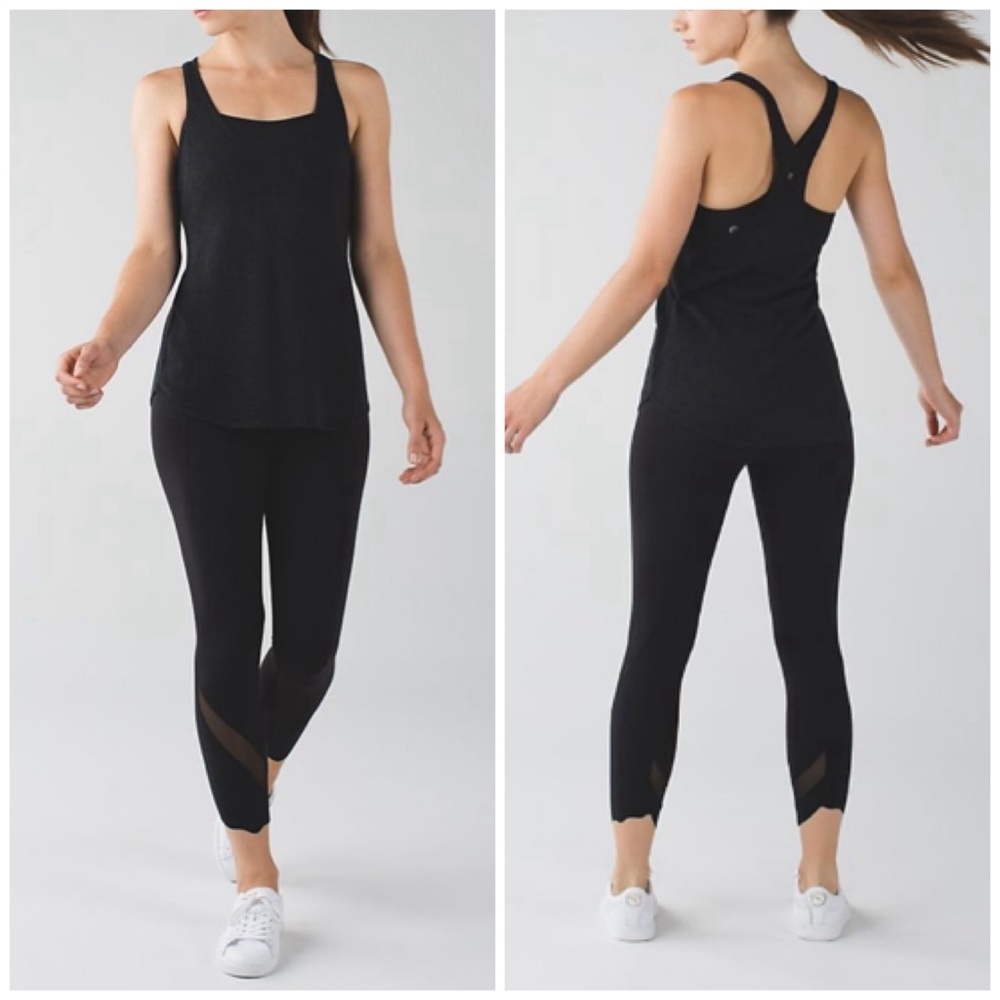 Lululemon Wunder Under Crop II (Roll Down) *Special Edition
Black
